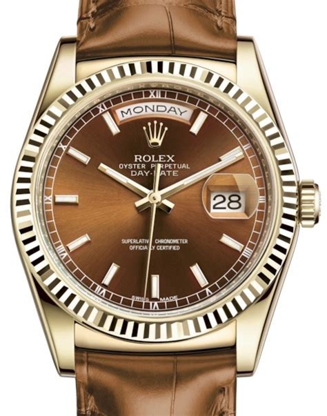 rolex day-date 36 leather strap men& 39|rolex day date 36 president.